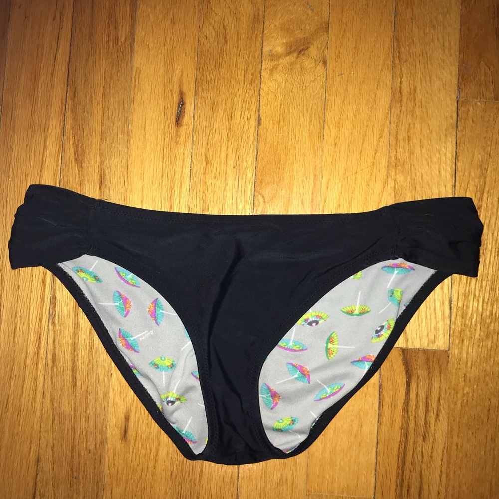 Black bikini bottom